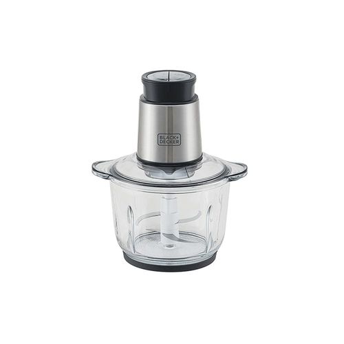 Mini processador com tigela de vidro Black+Decker MP300G 220V