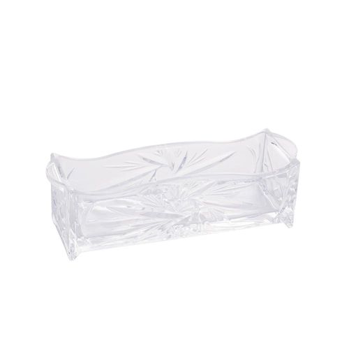 Porta-talher em cristal Lyor Prima 27x8x9cm Porta-talher em cristal Lyor Prima 27x8x9cm