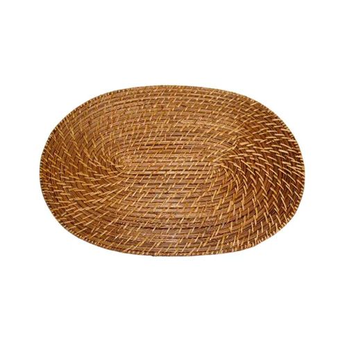 Descanso para travessa de rattan Kenya 40x30cm