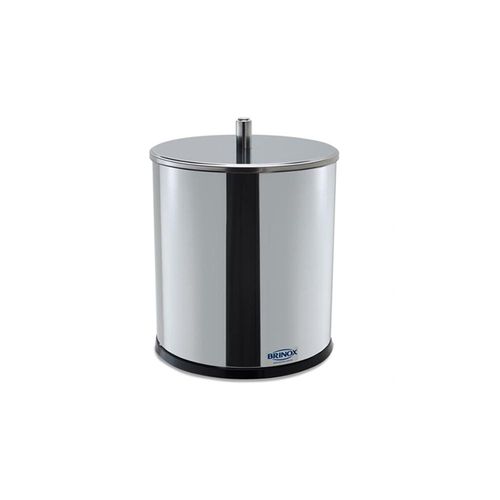 Lixeira em inox com tampa Brinox Decorline 5,4L