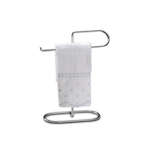 Porta-toalhas de bancada aço cromado Brinox Bel Giorno 25x31cm Porta-toalhas de bancada aço cromado Brinox Bel Giorno 25x31cm