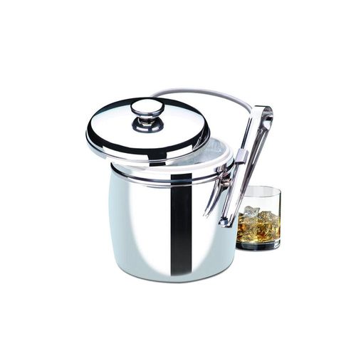 Balde térmico para gelo com pinça em inox Brinox Arienzo 1,5L Balde térmico para gelo com pinça em inox Brinox Arienzo 1,5L