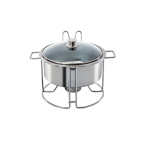 Rechaud redondo em inox Brinox Savoy 7L Rechaud redondo em inox Brinox Savoy 7L