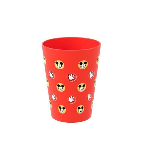 Copo cônico em plástico Coza Casual Disney 300ml vermelho