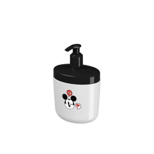 Porta-sabonete líquido plástico Coza Bulky Disney 450ml branco