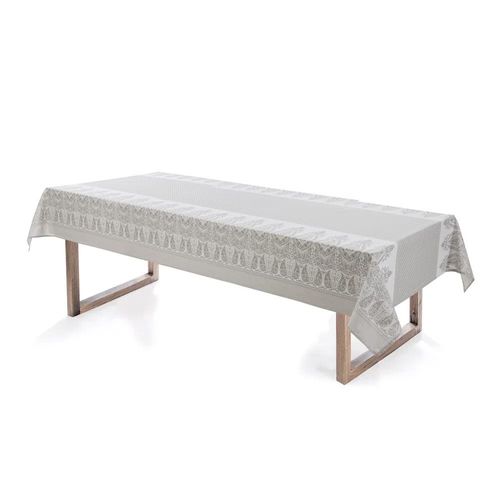 Toalha de mesa Karsten Marins 1,40mx2,50m Estampado Bege Toalha de mesa Karsten Marins 1,40mx2,50m Estampado Bege