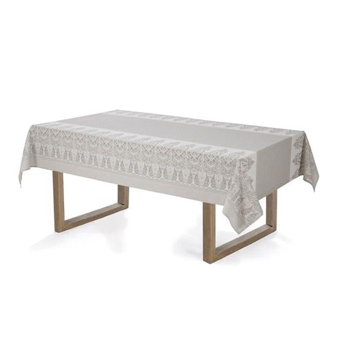 Toalha de mesa Karsten Marins 1,40mx2,10m Estampado Bege Toalha de mesa Karsten Marins 1,40mx2,10m Estampado Bege