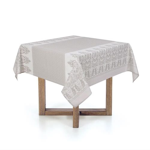 Toalha de mesa Karsten Marins 1,40mx1,40m Estampado Bege Toalha de mesa Karsten Marins 1,40mx1,40m Estampado Bege