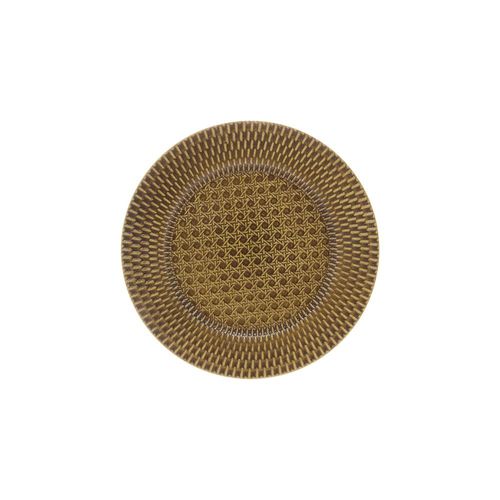 Sousplat em plástico textura Royal Rattan 33cm natural Sousplat em plástico textura Royal Rattan 33cm natural