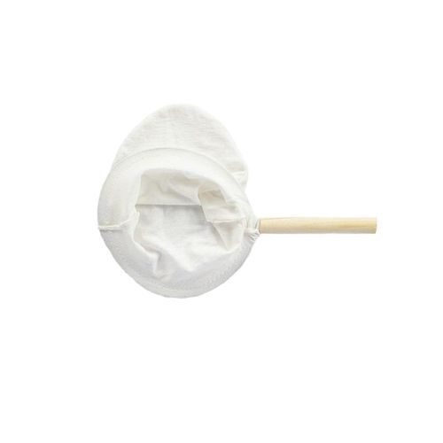 Coador de pano para café médio Stolf 12x22cm branco