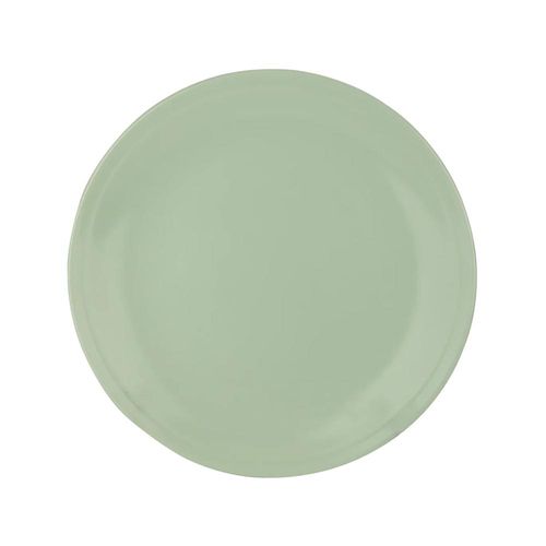 Prato raso em cerâmica L'Hermitage Semarang 27cm verde Prato raso em cerâmica L'Hermitage Semarang 27cm verde