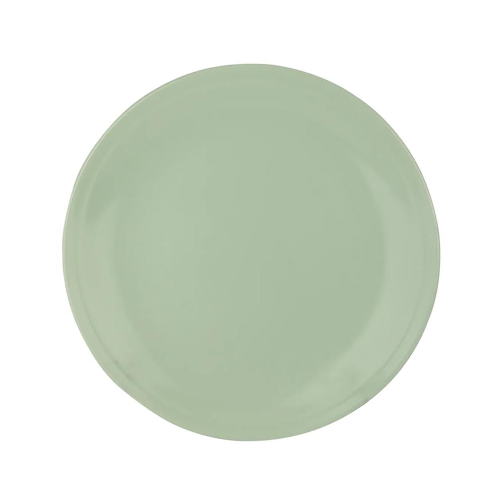 Prato raso em cerâmica LHermitage Semarang 27cm verde