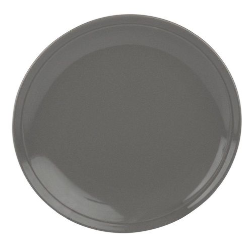 Prato raso em cerâmica L'Hermitage Semarang 27cm cinza Prato raso em cerâmica L'Hermitage Semarang 27cm cinza