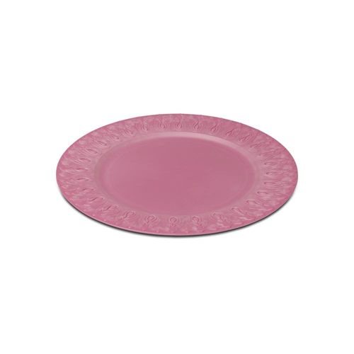 Sousplat em plástico Haus Happiness 33cm rosa