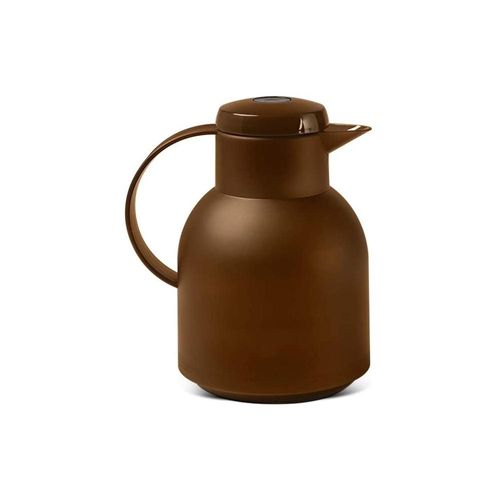 Garrafa térmica com gatilho Haus Keep 1 litro marrom