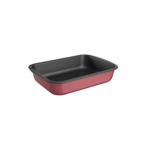 Assadeira retangular em alumínio Brinox Bakeware 39,5x28cm cereja Assadeira retangular em alumínio Brinox Bakeware 39,5x28cm cereja