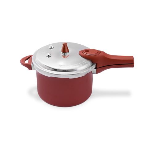 Panela de pressão em alumínio com indução Brinox Antares 4,2 litros camurça