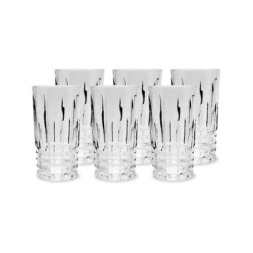 Jogo de copos em vidro Haus Dallas 300ml 6 peças incolor