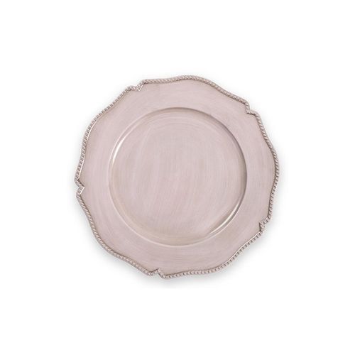 Sousplat em plástico Haus Estilo 33cm rose