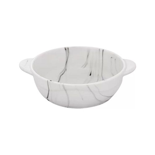 Travessa em porcelana com alça Haüskraft Marble 15cm Travessa em porcelana com alça Haüskraft Marble 15cm