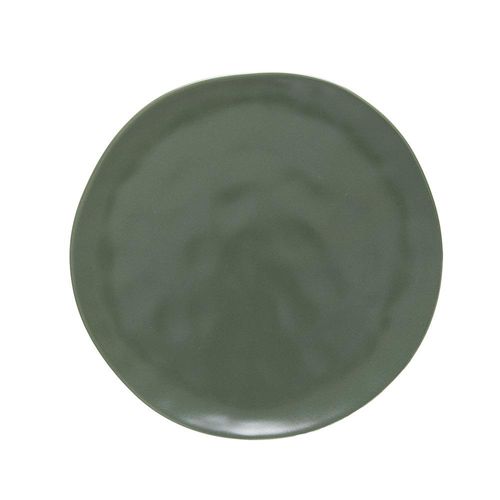 Prato de lanche em cerâmica Copa&Cia Organic 20cm folha Prato de lanche em cerâmica Copa&Cia Organic 20cm folha