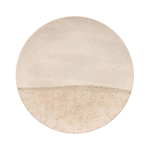 Prato raso em cerâmica Copa&Cia Aquarelle Duo 27cm Prato raso em cerâmica Copa&Cia Aquarelle Duo 27cm