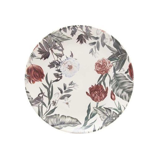 Prato sobremesa em cerâmica Copa&Cia Aquarelle Liz 20cm Prato sobremesa em cerâmica Copa&Cia Aquarelle Liz 20cm