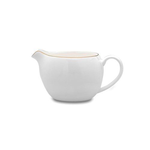 Leiteira em porcelana Strauss Gold 290ml Leiteira em porcelana Strauss Gold 290ml