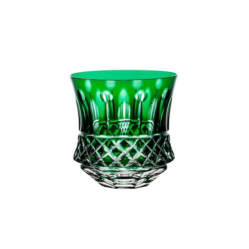 Copo em cristal Strauss Overlay On The Rocks 131.160.069 325ml verde escuro