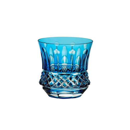 Copo em cristal Strauss Overlay On The Rocks 131.160.069 325ml azul claro