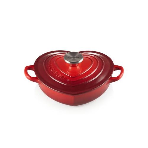 Assadeira baixa em ferro fundido Le Creuset Coração 20cm vermelha Assadeira baixa em ferro fundido Le Creuset Coração 20cm vermelha