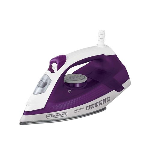 Ferro a vapor com base ceramic Black+Decker 127v roxo