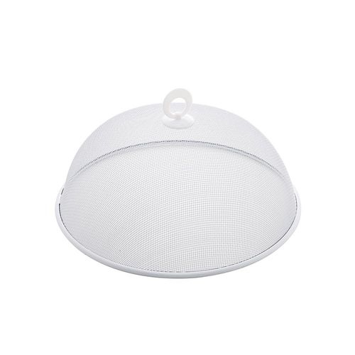 Tela protetora para alimentos em metal Lyor 35x13cm branca Tela protetora para alimentos em metal Lyor 35x13cm branca