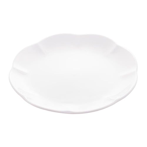 Prato raso em porcelana Lyor Wave 27cm branco Prato raso em porcelana Lyor Wave 27cm branco