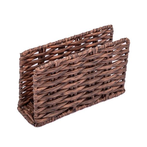 Porta-guardanapos em metal revestido em plástico Lyor 15x5x9cm Porta-guardanapos em metal revestido em plástico Lyor 15x5x9cm