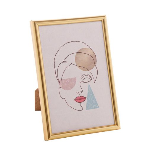 Porta-retratos em plástico Lyor 20x25cm dourado Porta-retratos em plástico Lyor 20x25cm dourado