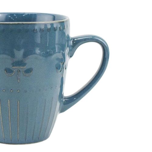 Caneca em porcelana L'Hermitage La Fleur 320ml azul Caneca em porcelana L'Hermitage La Fleur 320ml azul