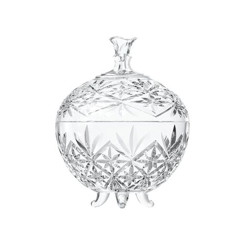 Potiche em vidro L'Hermitage Oban 15,5x19cm Potiche em vidro L'Hermitage Oban 15,5x19cm