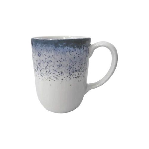 Caneca em porcelana modelo oca Schmidt Esfera 350ml azul
