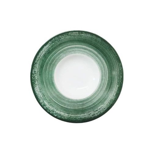 Prato para risoto em porcelana Schmidt Esfera 21cm verde Prato para risoto em porcelana Schmidt Esfera 21cm verde