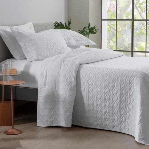Colcha Square Kacyumara Satineé 300 fios Queen 2,40mx2,60m Branco Colcha Square Kacyumara Satineé 300 fios Queen 2,40mx2,60m Branco