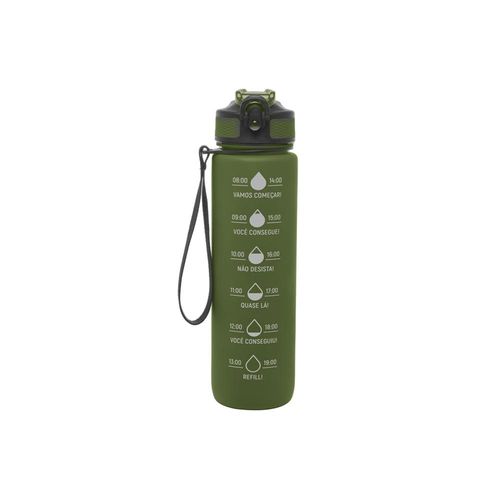 Garrafa Squeeze em policarbonato Lyor 1 litro verde Garrafa Squeeze em policarbonato Lyor 1 litro verde