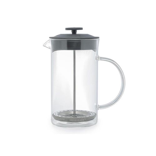 Cafeteira prensa francesa em vidro borossilicato e tampa Lyor 600ml preta Cafeteira prensa francesa em vidro borossilicato e tampa Lyor 600ml preta