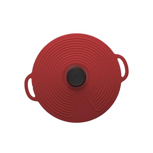 Tampa em silicone para panela Lyor 28cm vermelha Tampa em silicone para panela Lyor 28cm vermelha