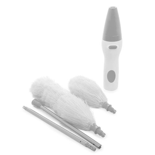 Espanador elétrico para pó em plástico ajustável Lyor 76cm cinza Espanador elétrico para pó em plástico ajustável Lyor 76cm cinza