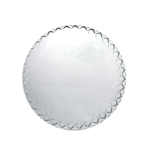 Prato raso em vidro Dynasty Solis 27cm Prato raso em vidro Dynasty Solis 27cm