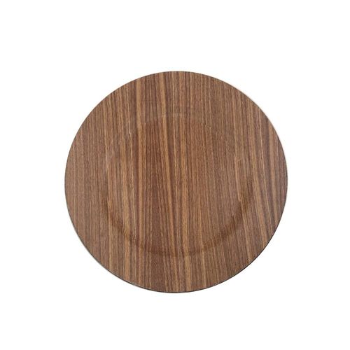 Sousplat com acabamento em madeira L'hermitage 33cm Sousplat com acabamento em madeira L'hermitage 33cm