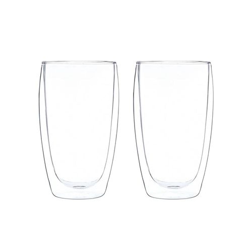 Jogo de copos parede dupla em vidro Maxwell & Williams Blend 450ml 2 peças