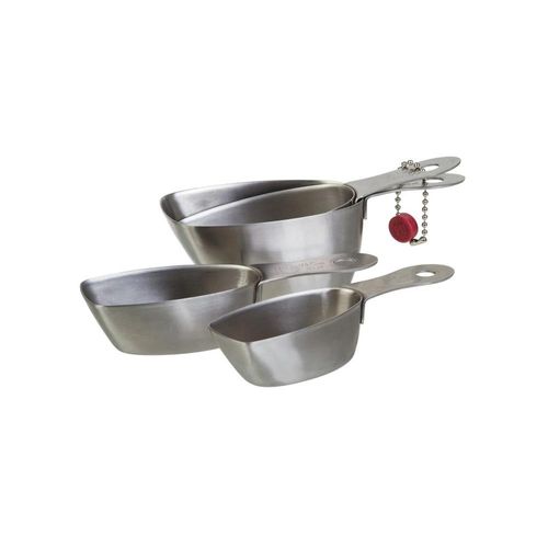 Jogo de xícaras medidoras em aço inox Progressive 4 peças Jogo de xícaras medidoras em aço inox Progressive 4 peças