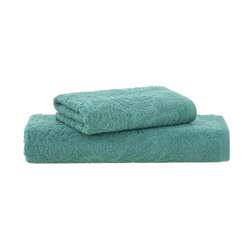 Jogo de banho e rosto Buddemeyer Alana 2 peças 70cmx1,35m Verde Jogo de banho e rosto Buddemeyer Alana 2 peças 70cmx1,35m Verde